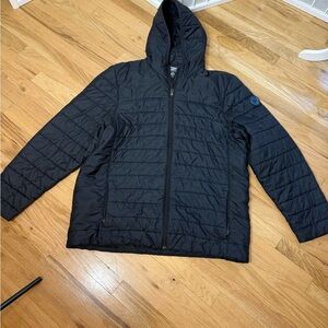 Skechers Lightweight Black Puffer Jacket XXL